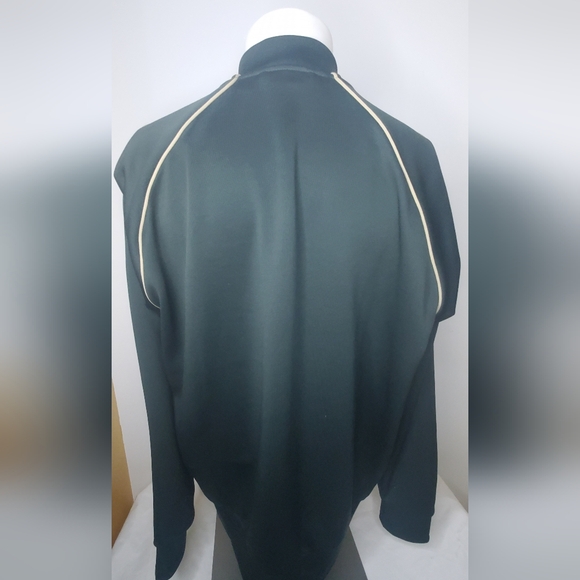 Adidas - Size XL- Jacket Classic-The brand With The 3 Stripes - Dark Green&beige - Picture 3 of 13